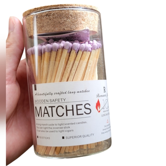 Purple tipped matches - Picture 1 of 2